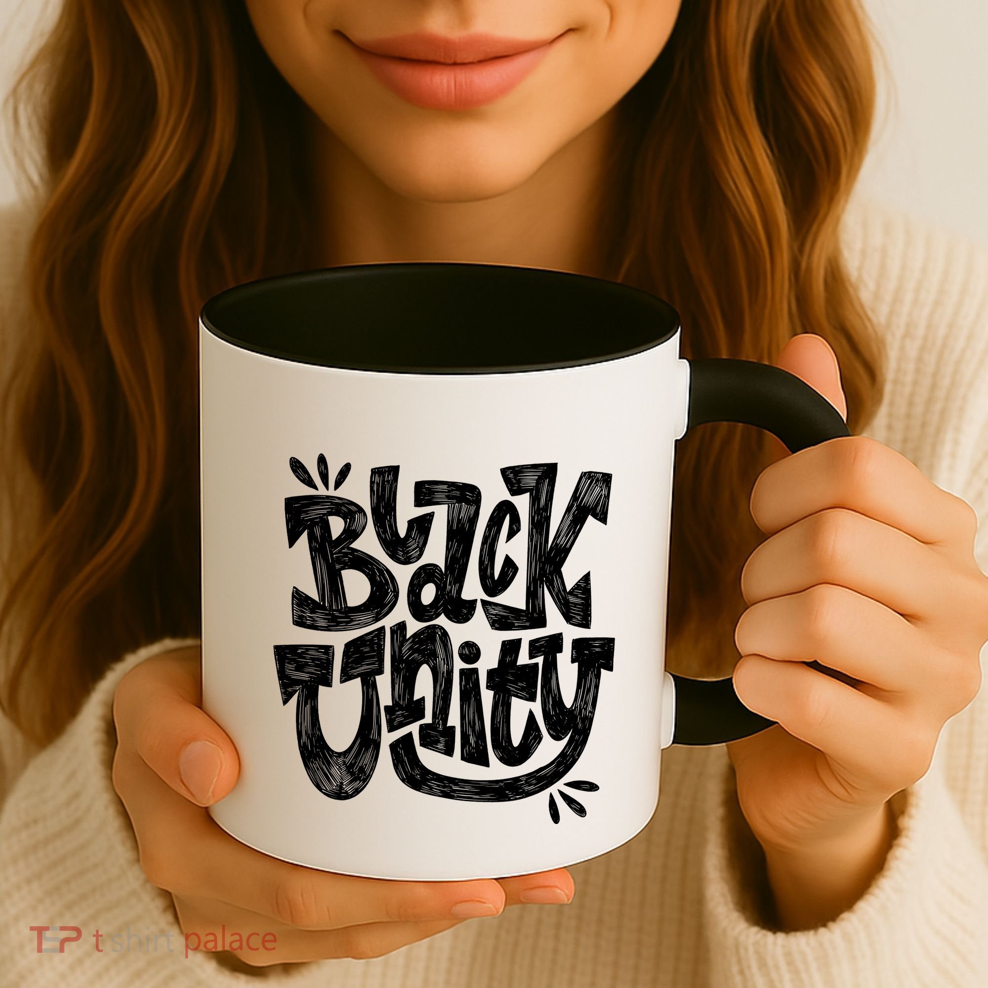 Black Unity Coffee Mug