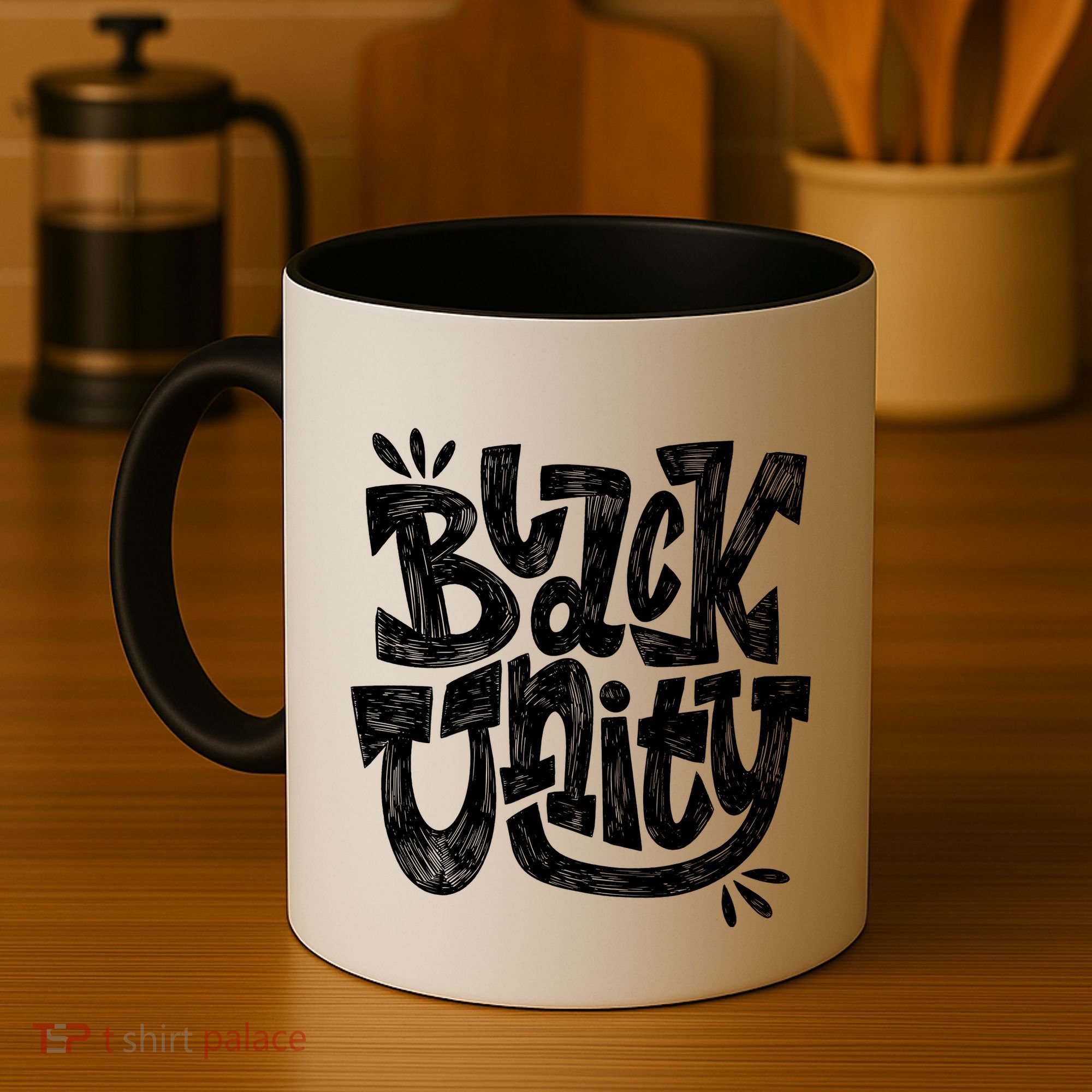 Black Unity Coffee Mug