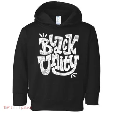 Black Unity Toddler Hoodie