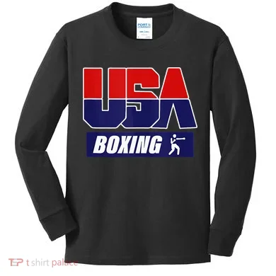 Boxing USA Kids Long Sleeve Shirt