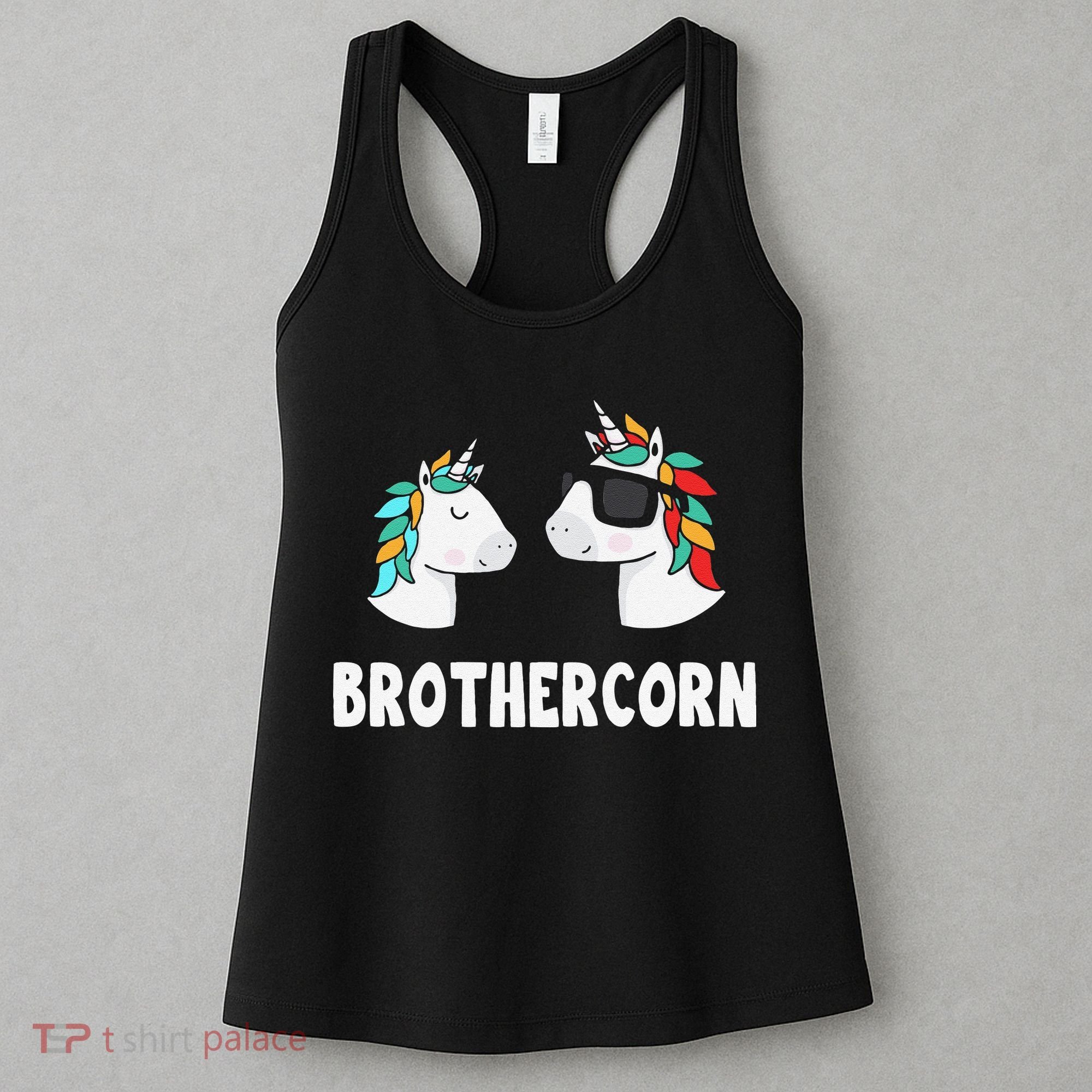 Brothercorn Unicorn Brother And Baby Fathers Day Birthday Women's Tank Top