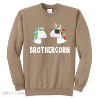 Brothercorn Unicorn Brother And Baby Fathers Day Birthday Sweatshirt thumb 0