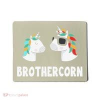Brothercorn Unicorn Brother And Baby Fathers Day Birthday Mousepad thumb 0