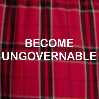 Become Ungovernable Men's Flannel Plaid Pajama Pants