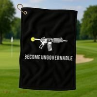 Become Ungovernable Golf Towel thumb 1