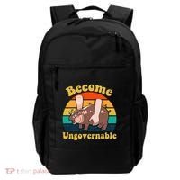 Become Ungovernable Baby Hippo Moo Deng Funny Meme Backpack thumb 0