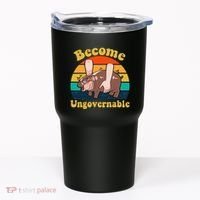 Become Ungovernable Baby Hippo Moo Deng Funny Meme Tumbler thumb 0