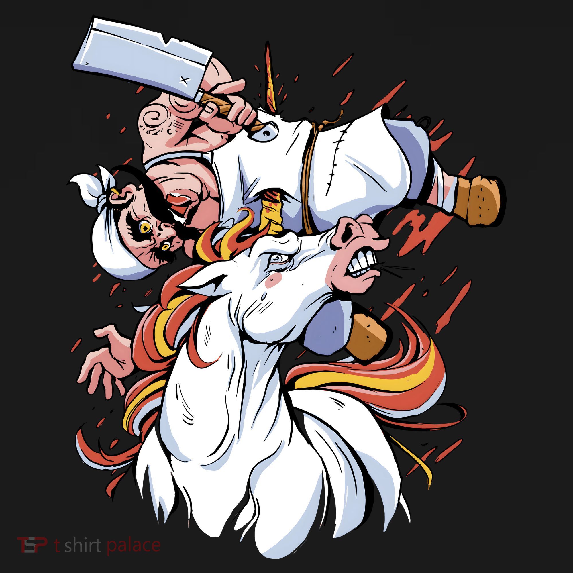 Butcher Unicorn Button