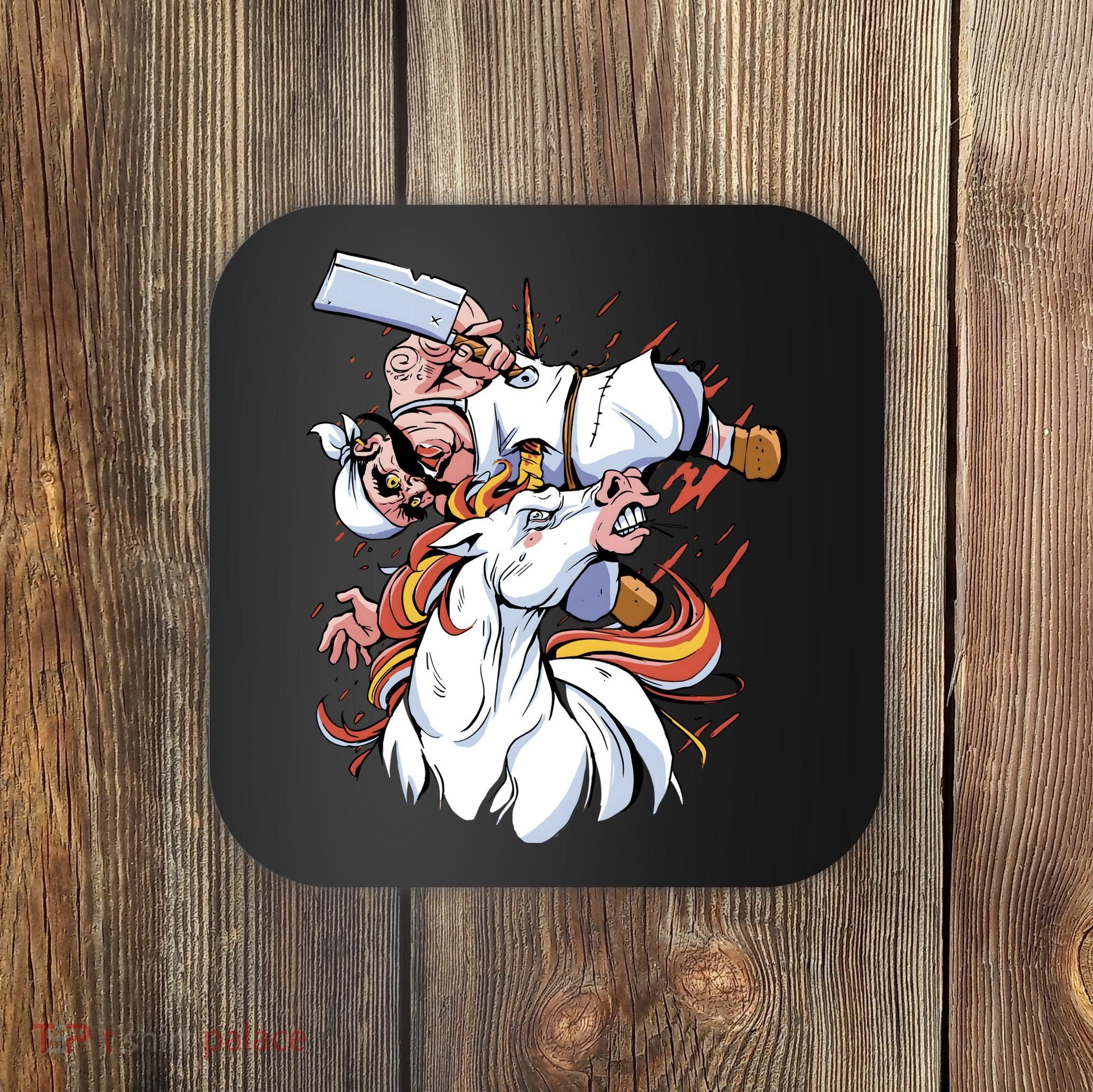 Butcher Unicorn Coaster
