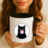 Bubble Cat Coffee Mug thumb 3