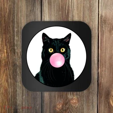 Bubble Cat Coaster