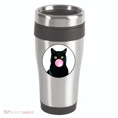 Bubble Cat 16oz Travel Tumbler