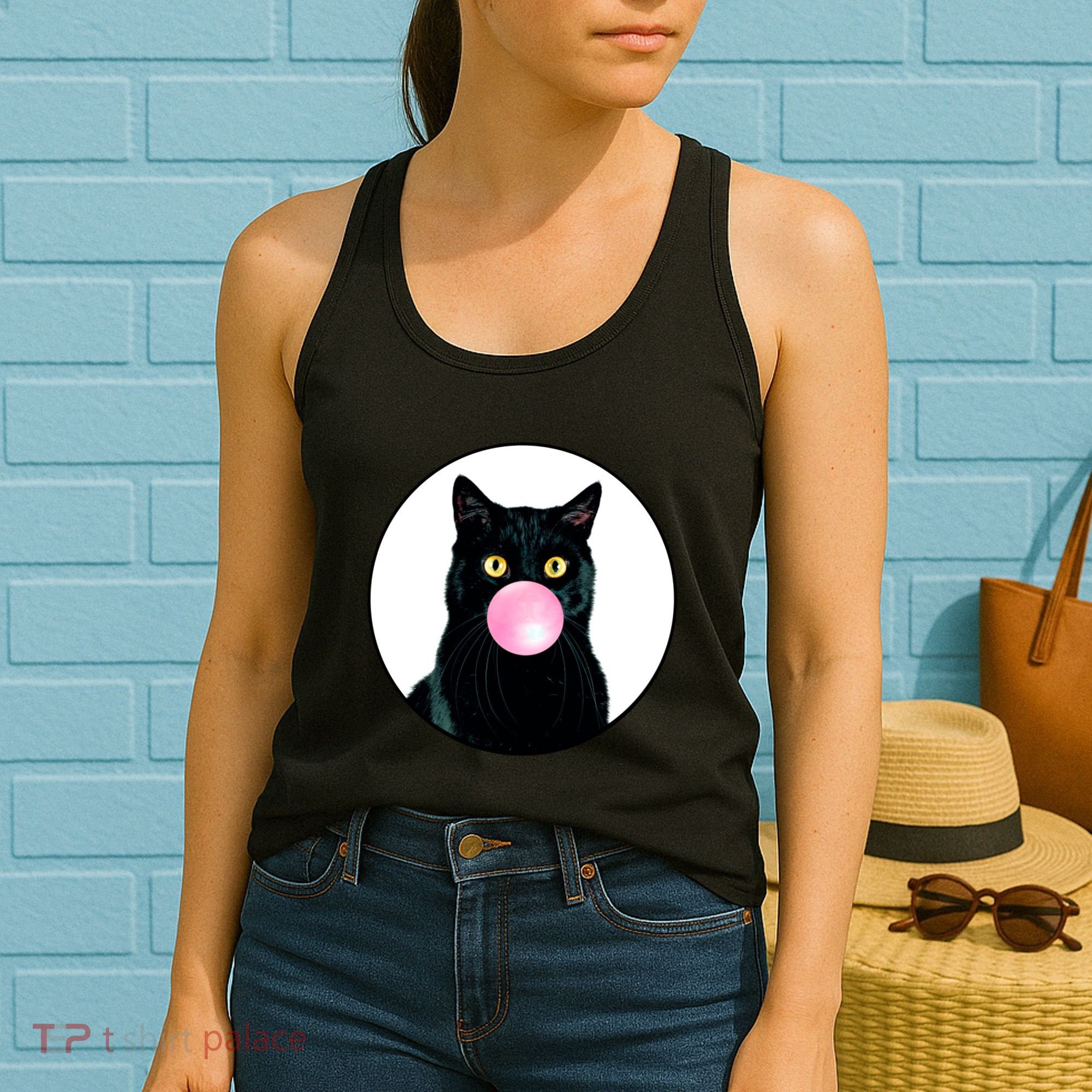 Bubble Cat Women's Tank Top