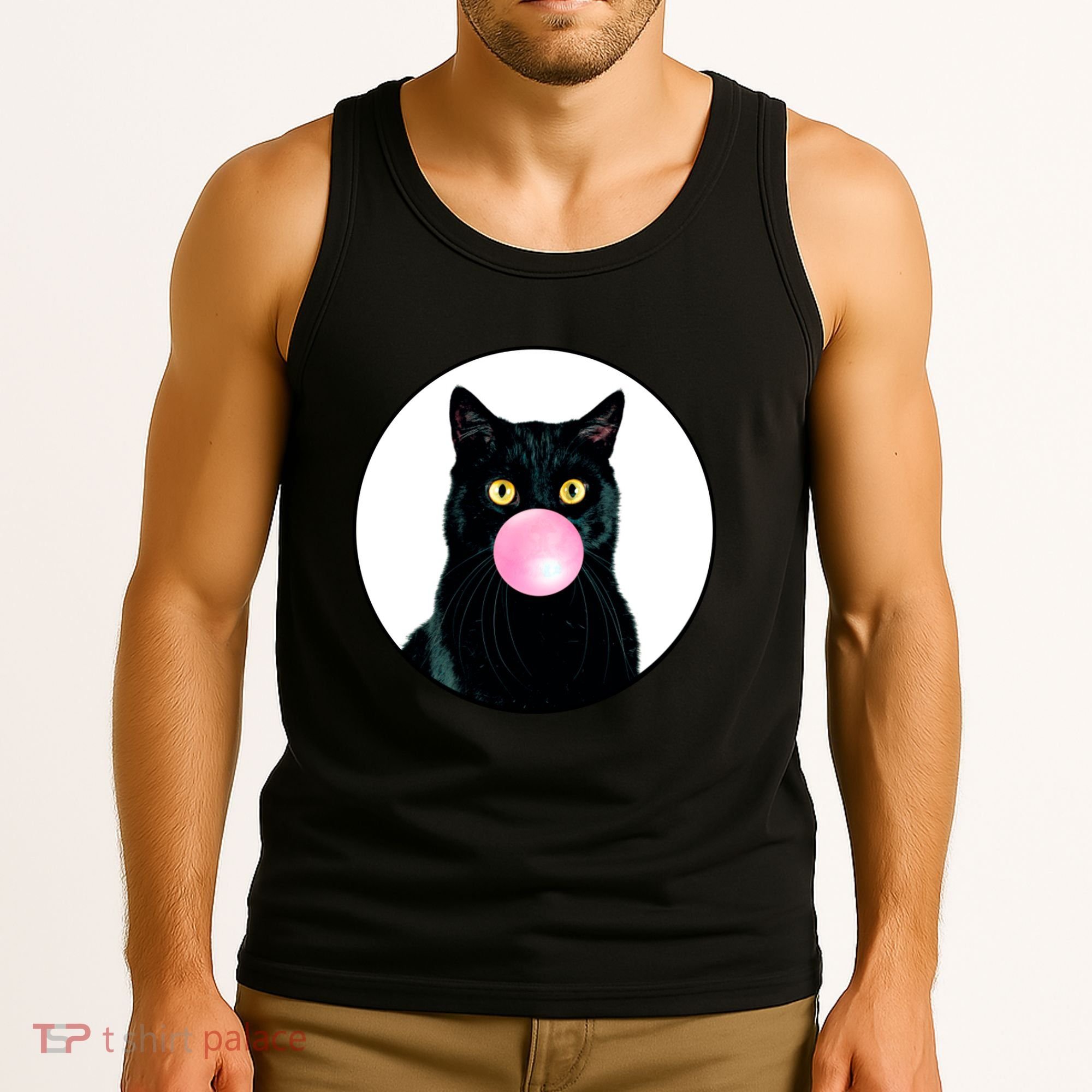 Bubble Cat Tank Top
