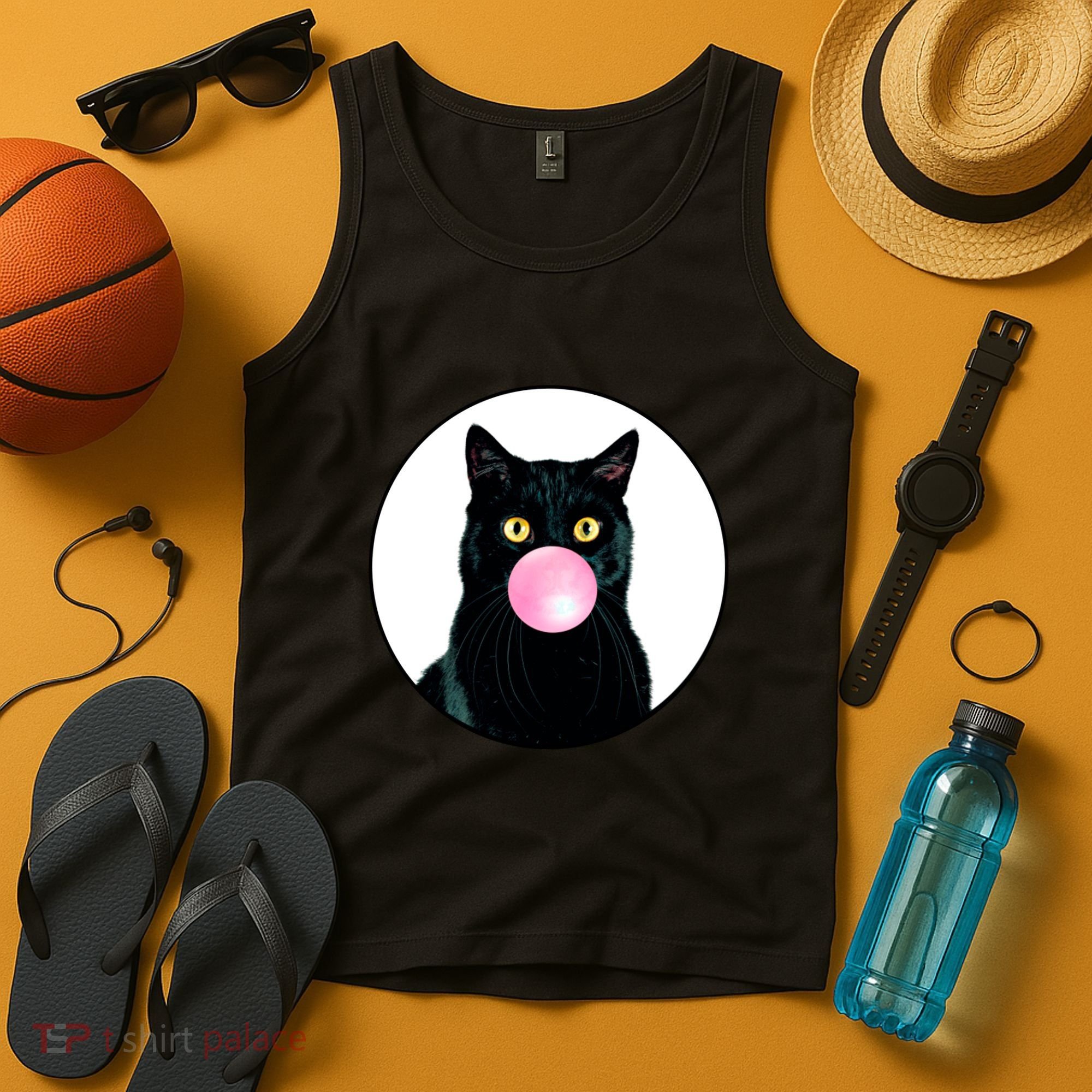 Bubble Cat Tank Top