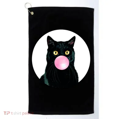 Bubble Cat Golf Towel