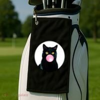 Bubble Cat Golf Towel thumb 2