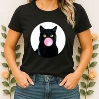 Bubble Cat Women's T-Shirt thumb 2