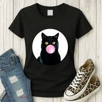Bubble Cat Women's T-Shirt thumb 3