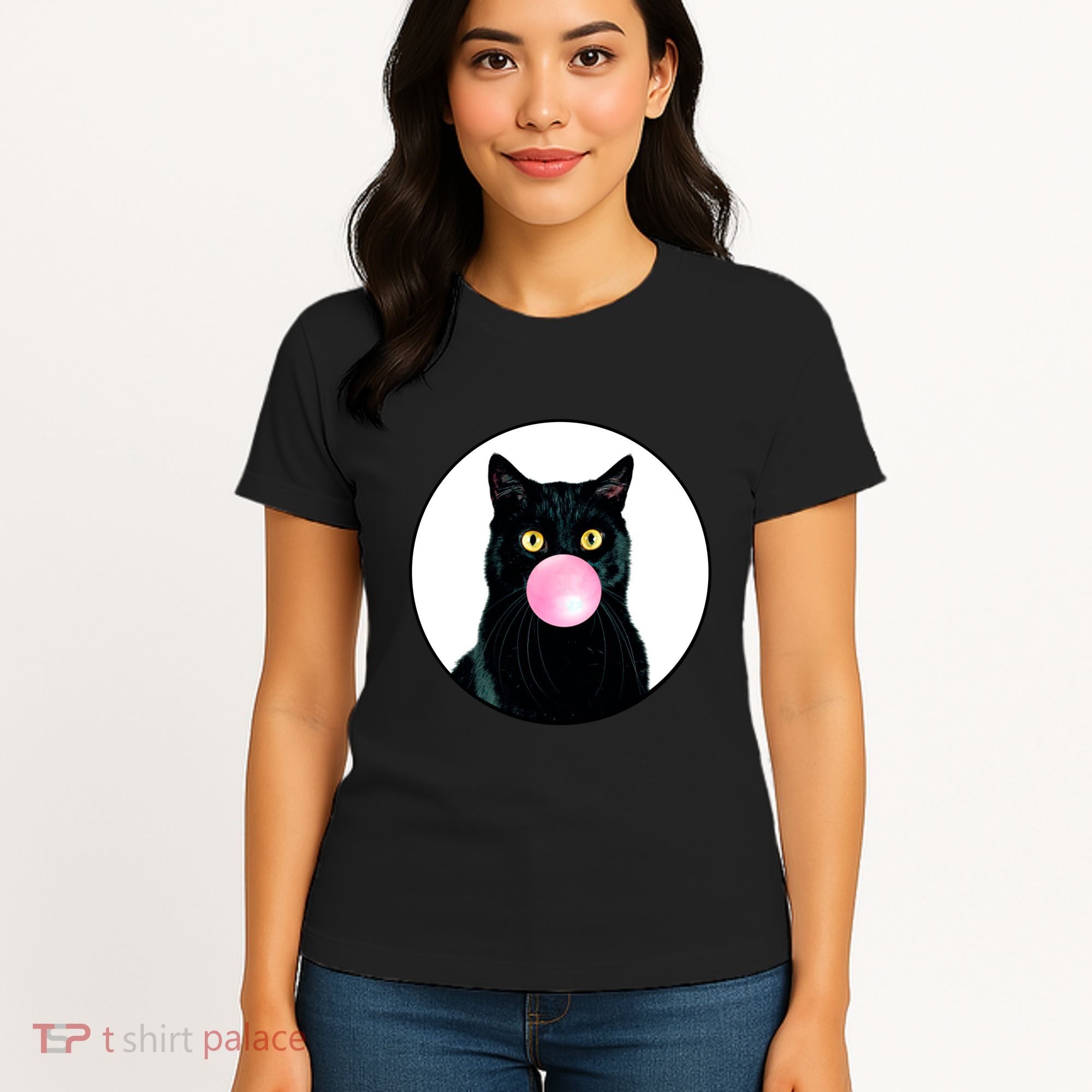 Bubble Cat Women's T-Shirt