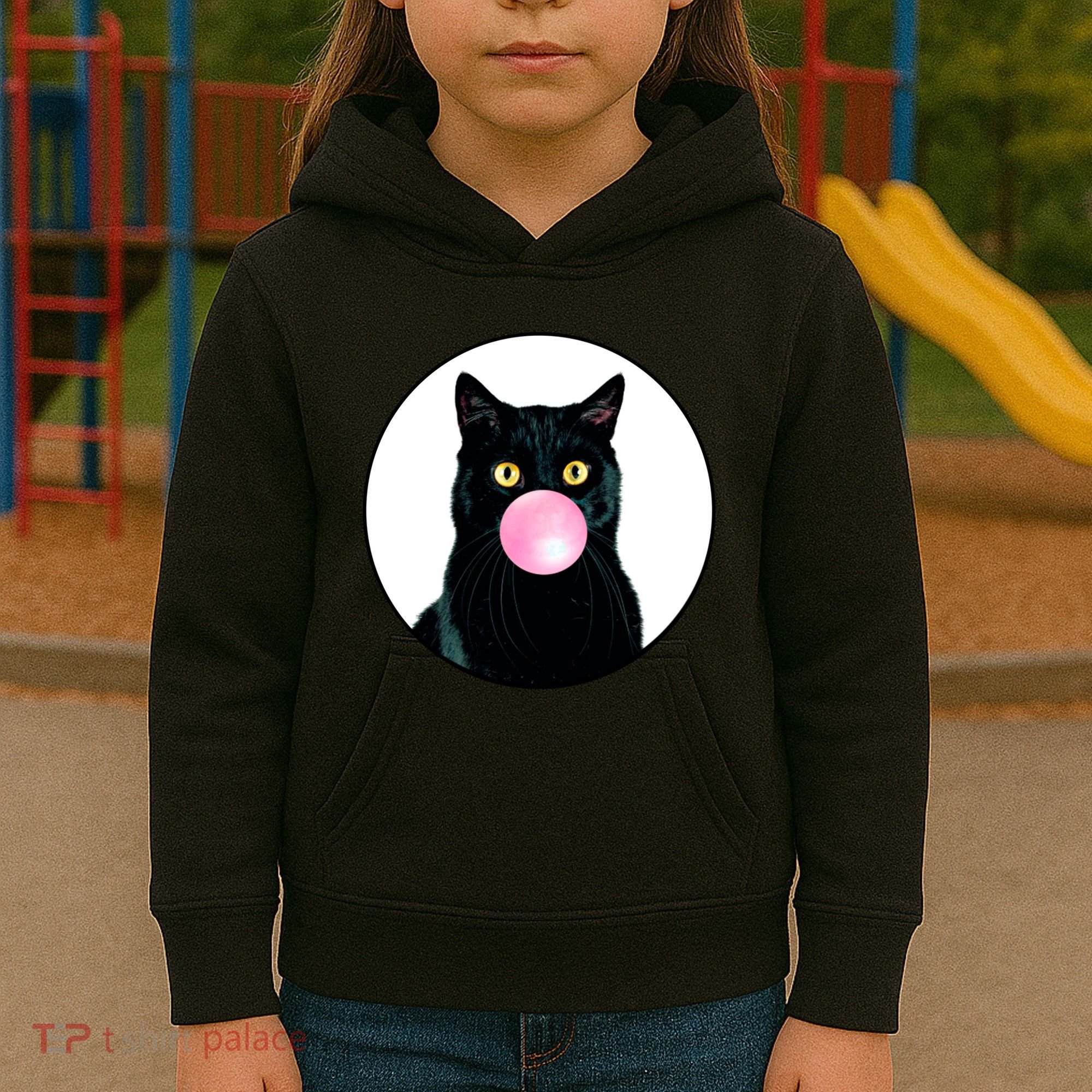 Bubble Cat Kids Hoodie