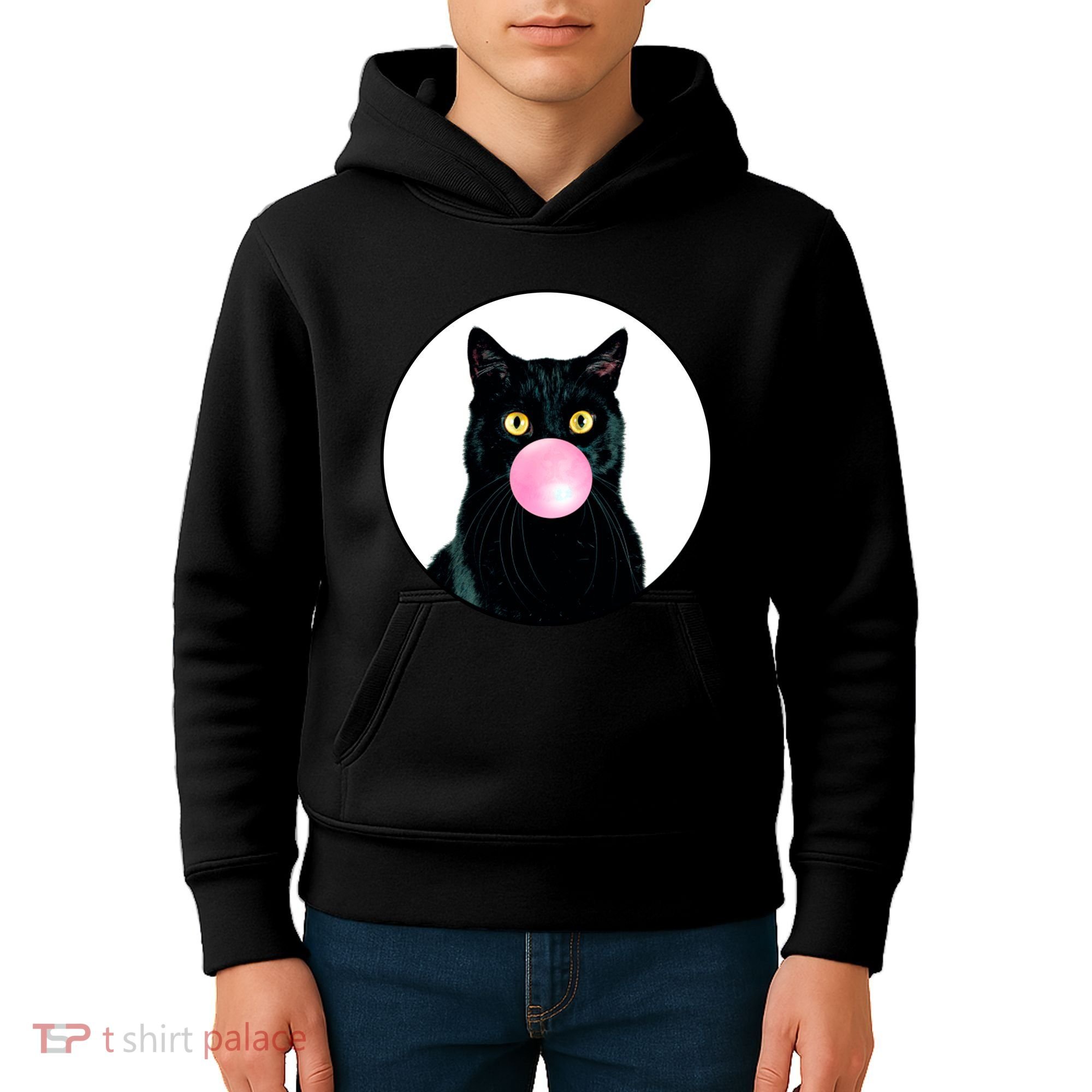 Bubble Cat Kids Hoodie