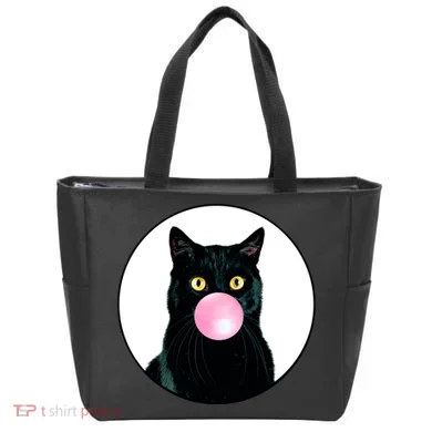 Bubble Cat Tote Bag