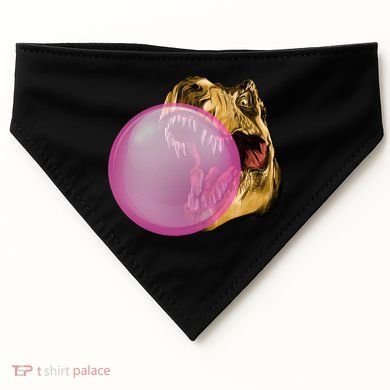 Bubble Gum T-Rex USA-Made Doggie Bandana