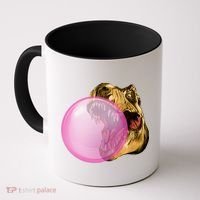 Bubble Gum T-Rex Coffee Mug thumb 0