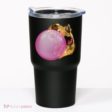 Bubble Gum T-Rex Tumbler