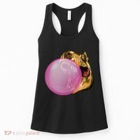 Bubble Gum T-Rex Women's Tank Top thumb 0