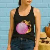 Bubble Gum T-Rex Women's Tank Top thumb 2