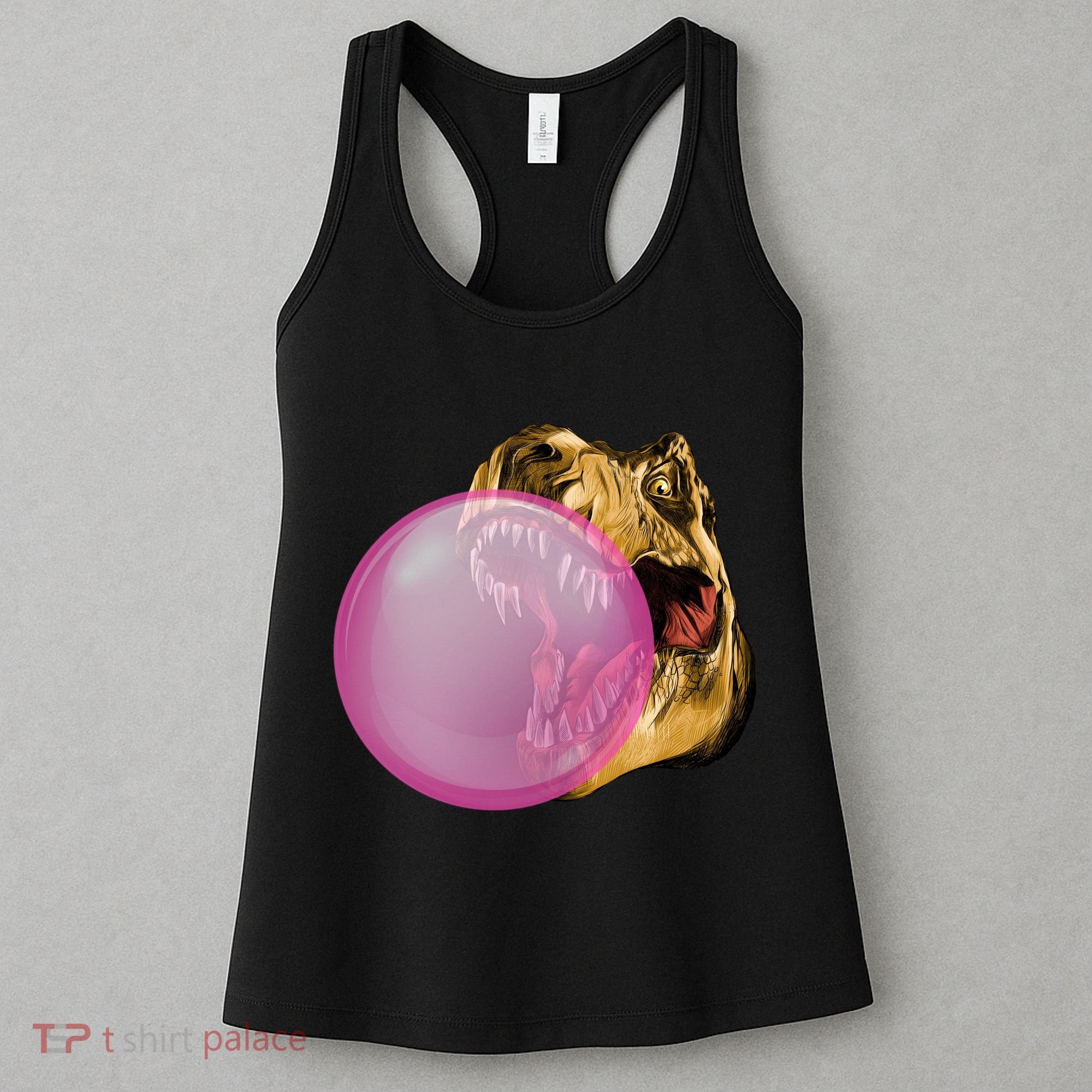 Bubble Gum T-Rex Women's Tank Top