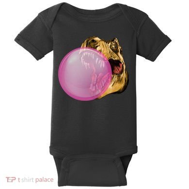 Bubble Gum T-Rex Baby Bodysuit