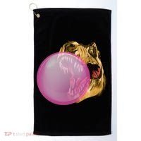 Bubble Gum T-Rex Golf Towel thumb 0
