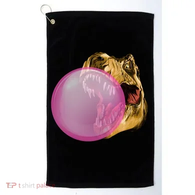 Bubble Gum T-Rex Golf Towel