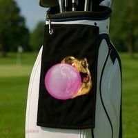 Bubble Gum T-Rex Golf Towel thumb 2