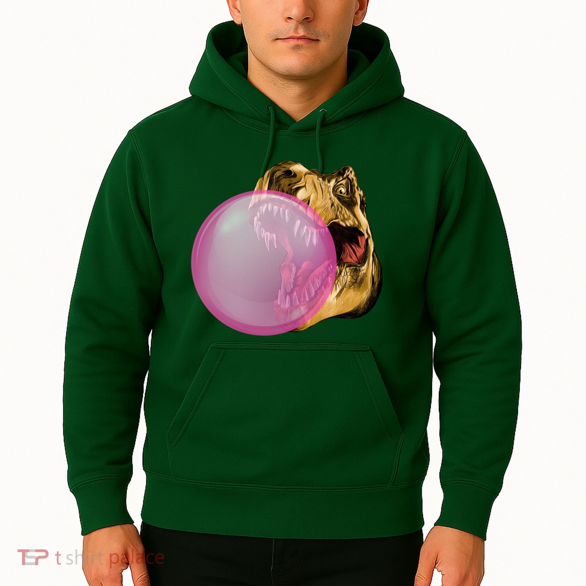 Bubble Gum T-Rex Hoodie