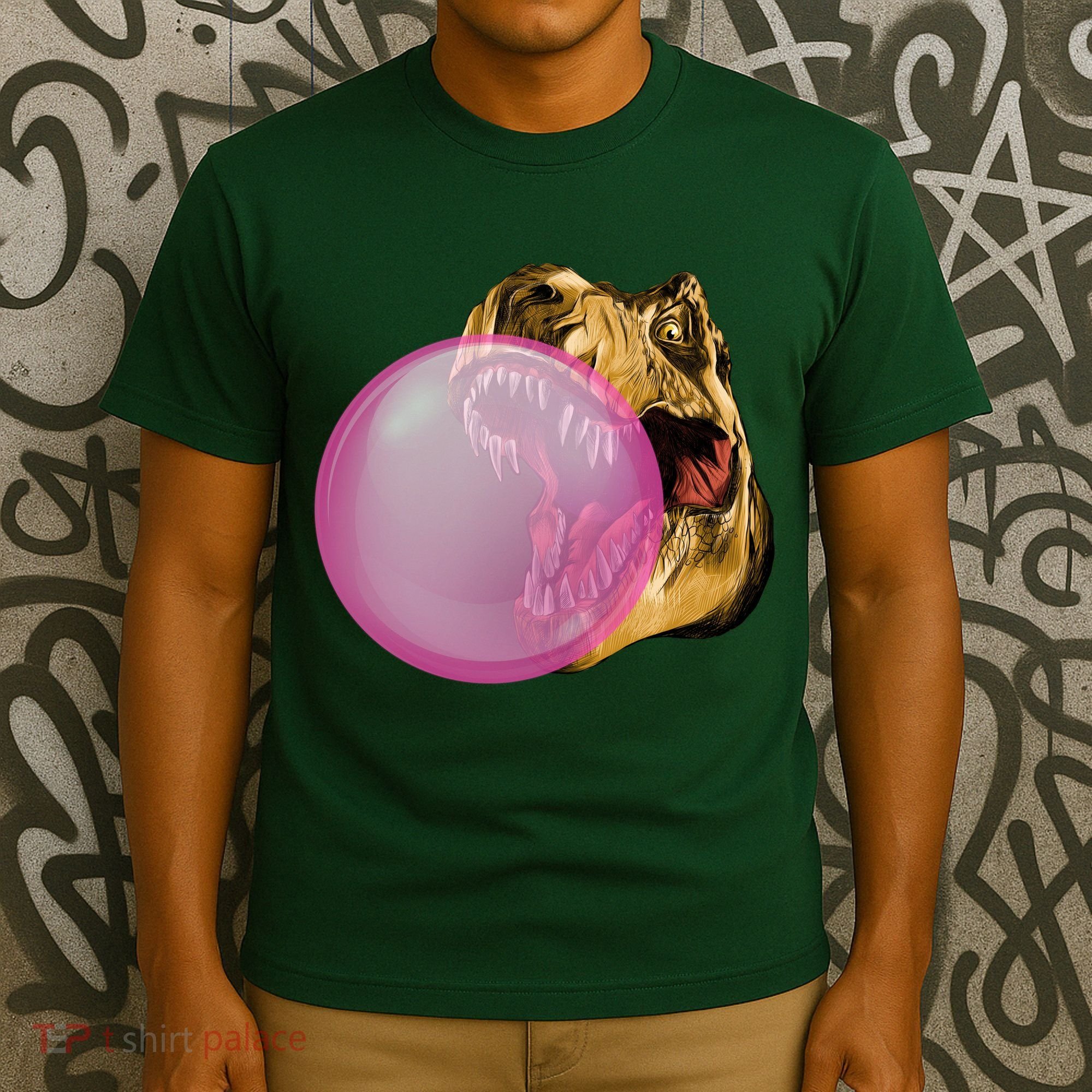 Bubble Gum T-Rex T-Shirt