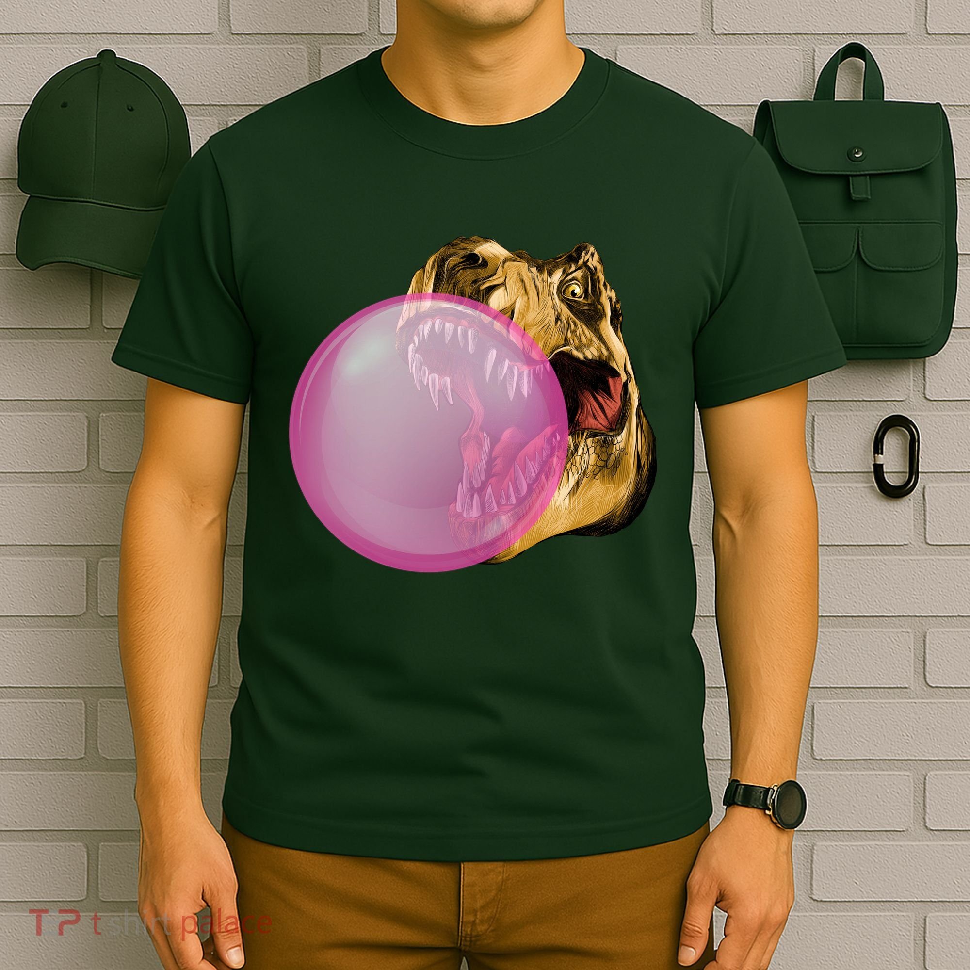 Bubble Gum T-Rex T-Shirt
