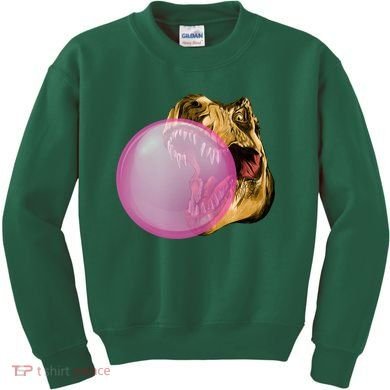 Bubble Gum T-Rex Kids Sweatshirt