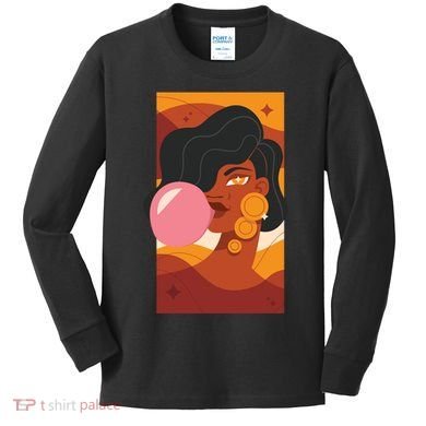 Bubblegum Girl Kids Long Sleeve Shirt