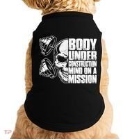 Body Under Construction Mind On A Mission Fitness Lovers Doggie Tank thumb 0