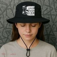 Body Under Construction Mind On A Mission Fitness Lovers Bucket Hat thumb 3