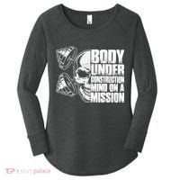 Body Under Construction Mind On A Mission Fitness Lovers Women's Perfect Tri Tunic Long Sleeve Shirt thumb 0