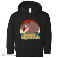 Become Ungovernable Cute Baby Hippo Moo Deng Funny Saying Toddler Hoodie thumb 0