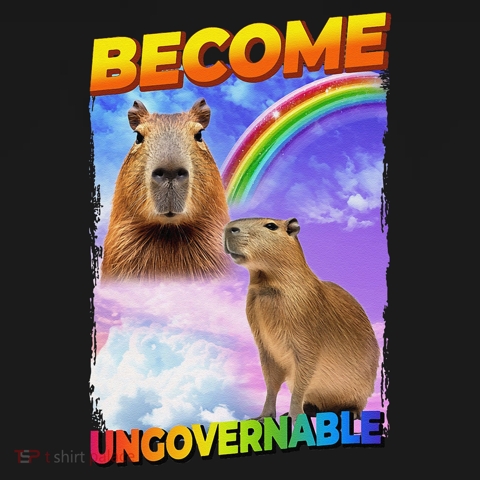 Become Ungovernable Capybara Capibara Pop Culture Doggie Tank