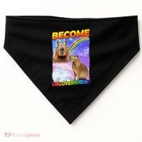 Become Ungovernable Capybara Capibara Pop Culture USA-Made Doggie Bandana thumb 0