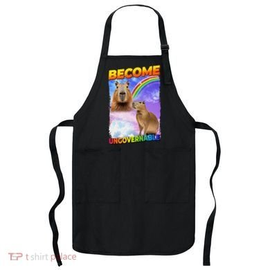 Become Ungovernable Capybara Capibara Pop Culture Apron