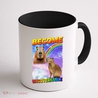 Become Ungovernable Capybara Capibara Pop Culture Coffee Mug thumb 1